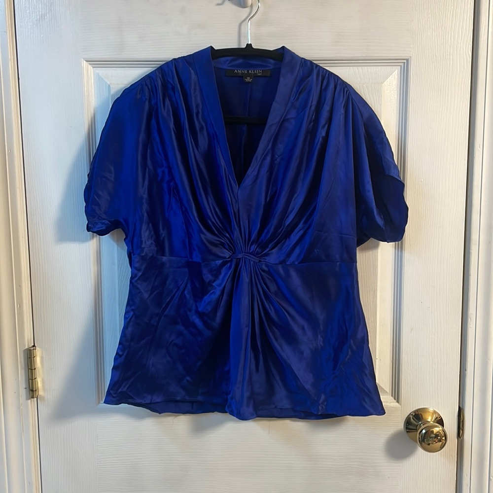 Anne Klein Royal Blue Top